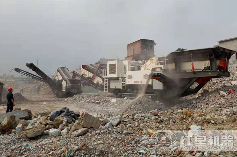 南陽時(shí)產(chǎn)150噸建筑垃圾破碎生產(chǎn)線