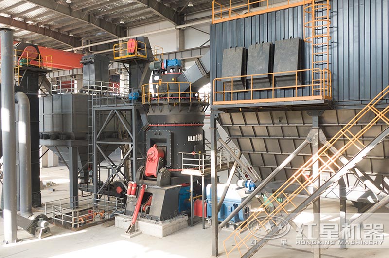 石油焦研磨現(xiàn)場