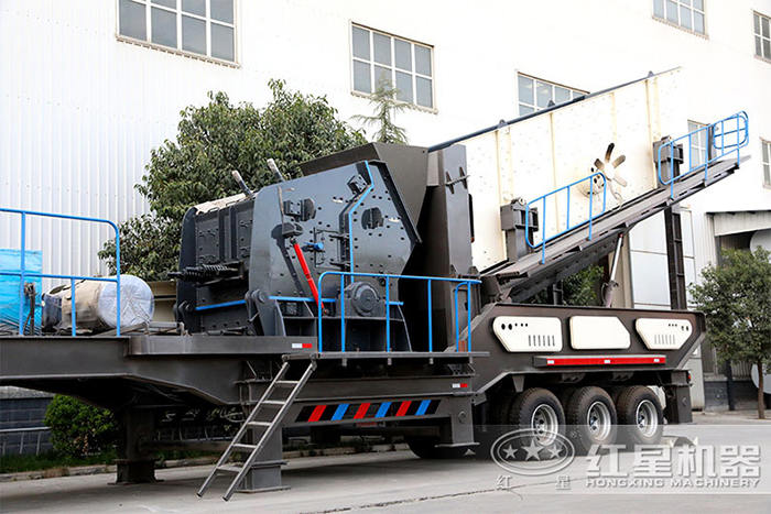 輪胎顎式破碎機輪胎式破碎機與反擊式破碎機搭配圖