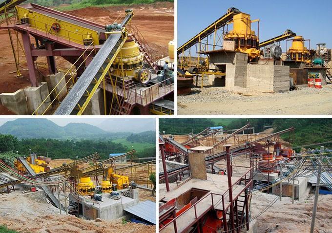 優(yōu)越Φ1200圓錐破碎現(xiàn)場圖