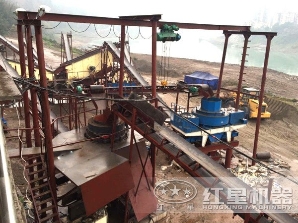 制砂生產線客戶現場