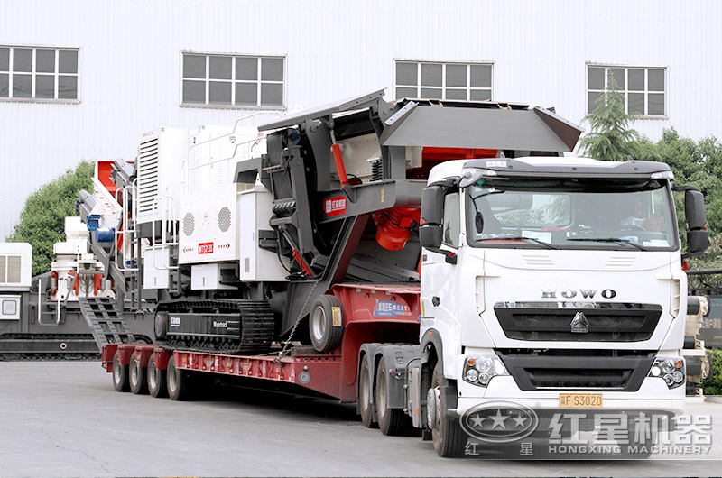 紅星移動石頭破碎設(shè)備展示