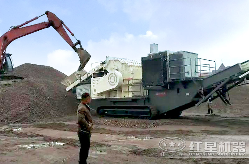 履帶移動(dòng)破配置細(xì)碎機(jī)也可以進(jìn)行制砂
