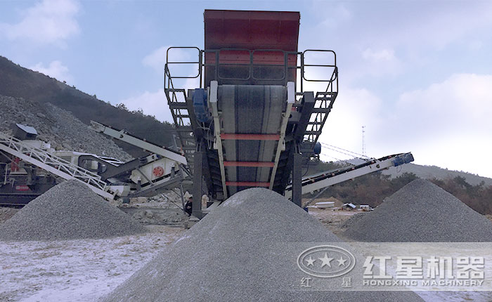 履帶移動石灰石制砂機 履帶移動石灰石制砂機