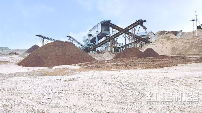 生產建筑砂作業現場