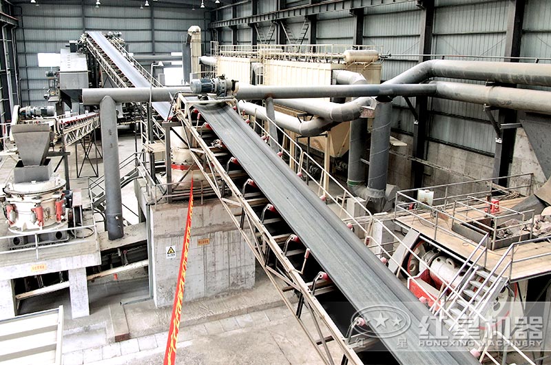 江蘇淮安大型室內環保砂石生產線